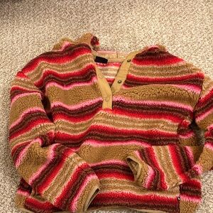 Eddie Bauer Multicolor Striped Hoodie